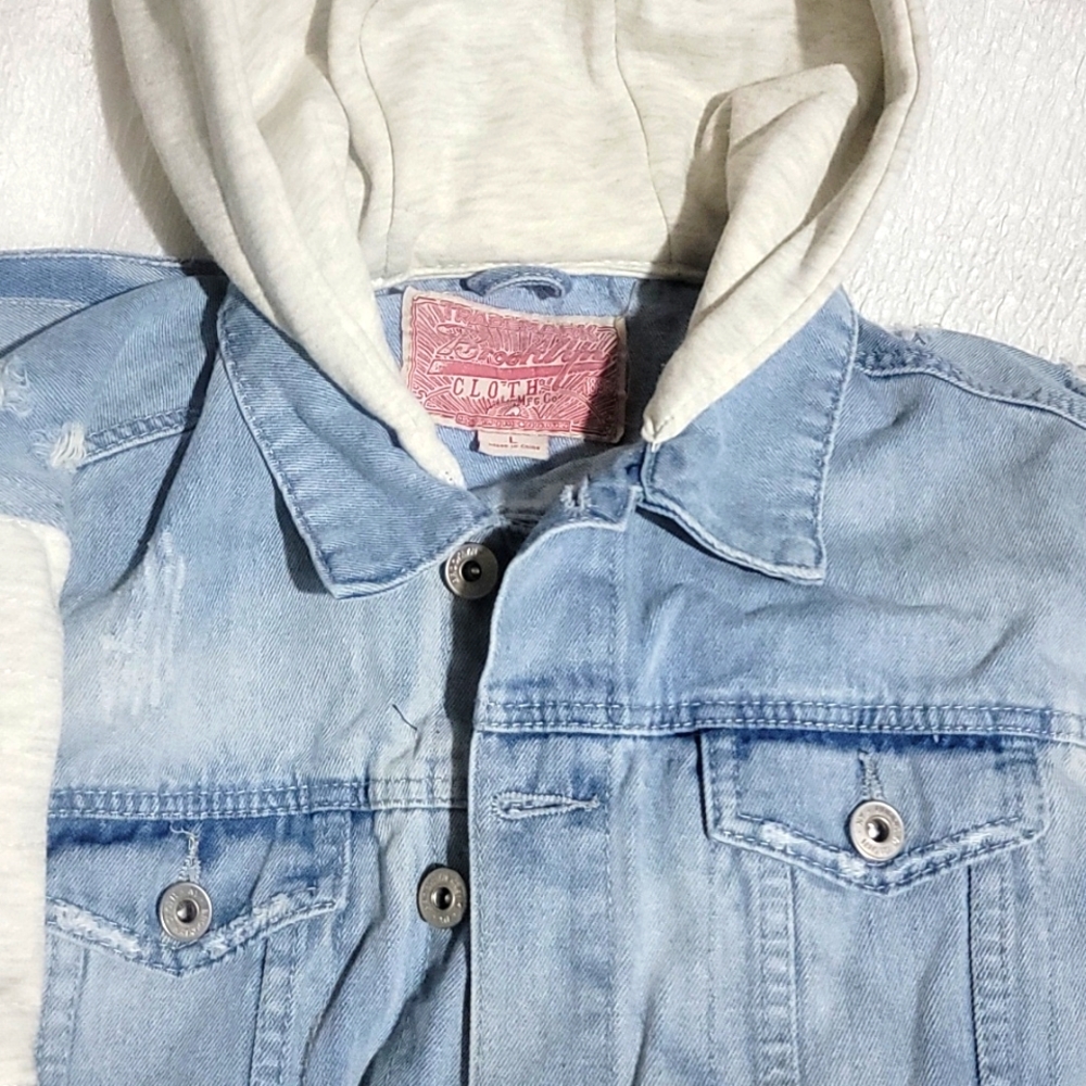 Jean jacket with hoddie Brooklyn Cloth